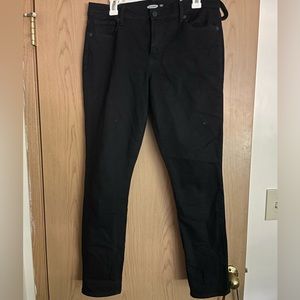 Old Navy Women's Curvy Midrise Black Jeans Size 10